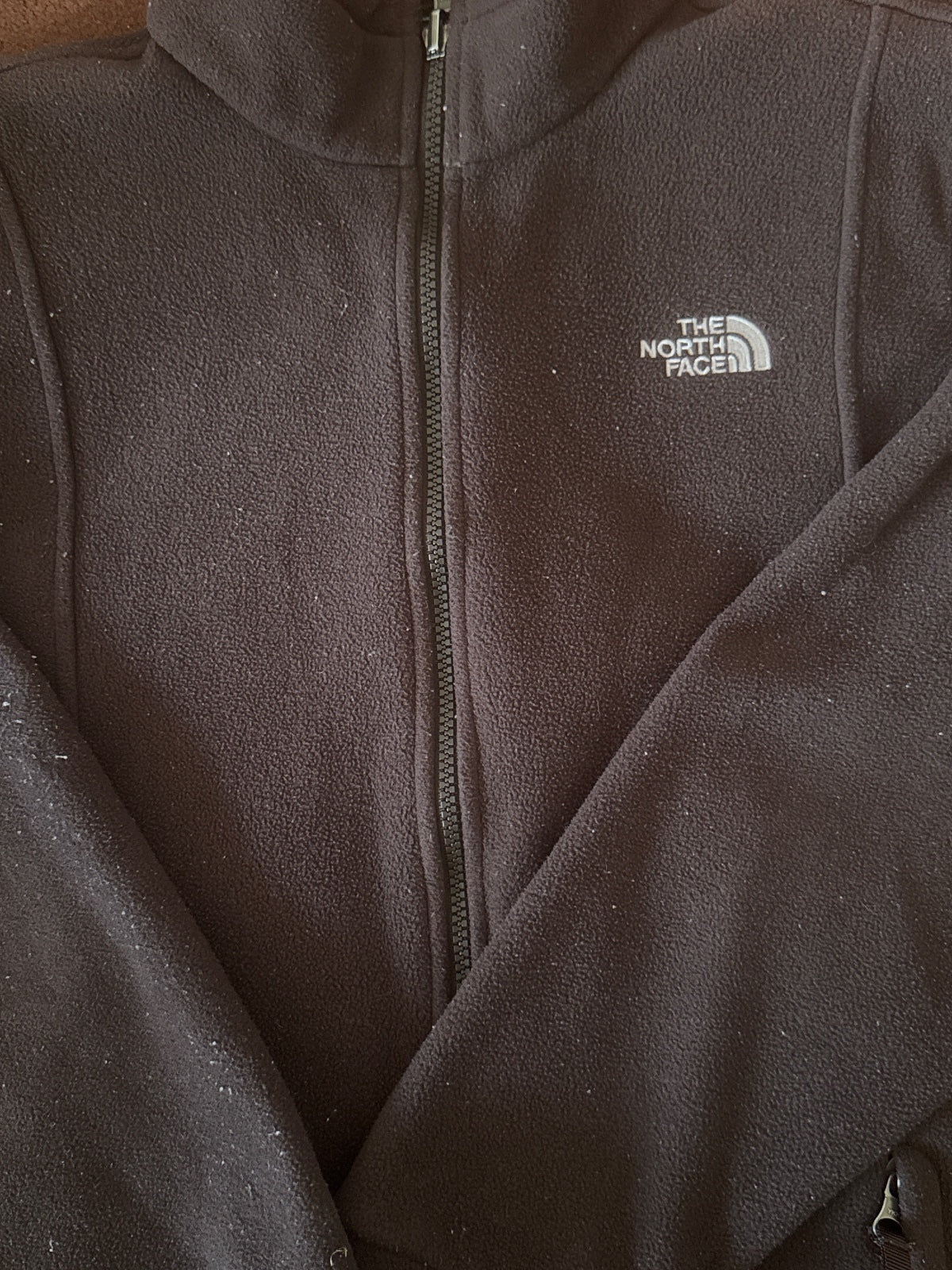 The North Face Black Full-Zip Fleece Jacket Girls XL - detail image 3