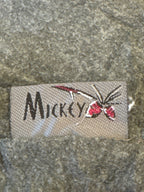 Mickey Unlimited Red and Grey Fleece Pullover Sweater Size S