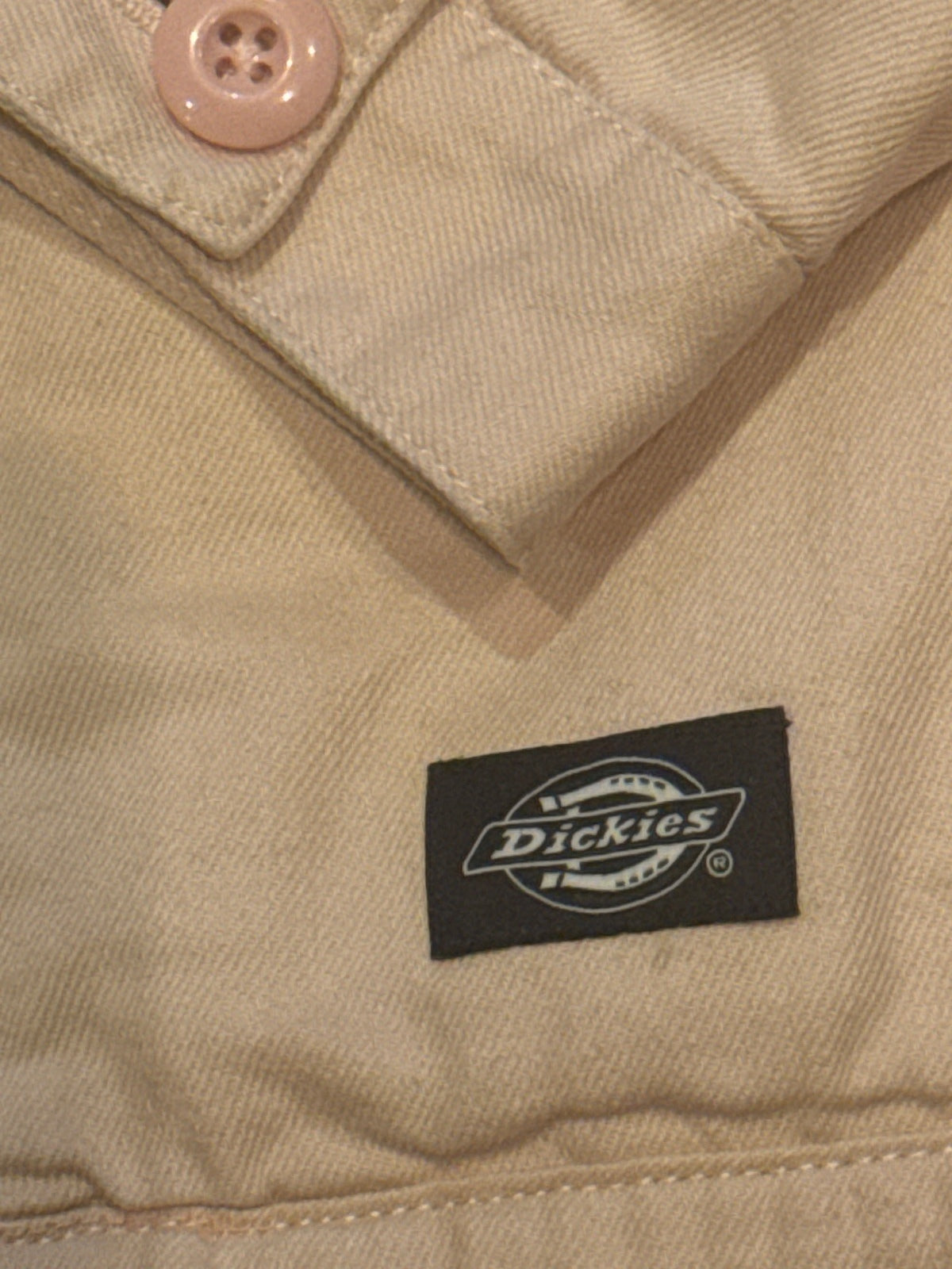 Dickies women's pale pink zip-up work jacket XS, listing photo 7 of 9