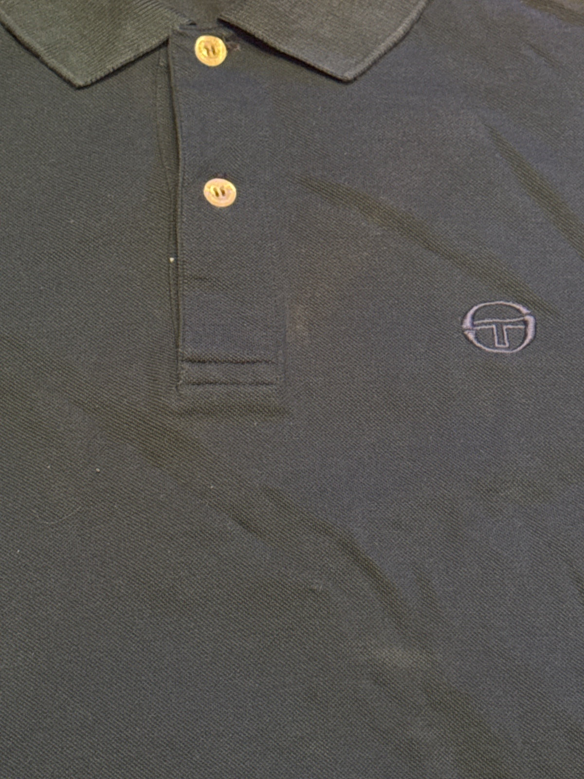 Sergio Tacchini Milano Navy Blue Polo Shirt - detail image 2