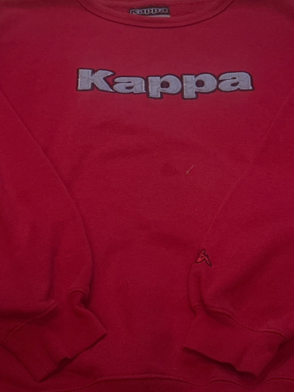 Kappa Red Crew Neck Sweatshirt with Logo - detail image 2