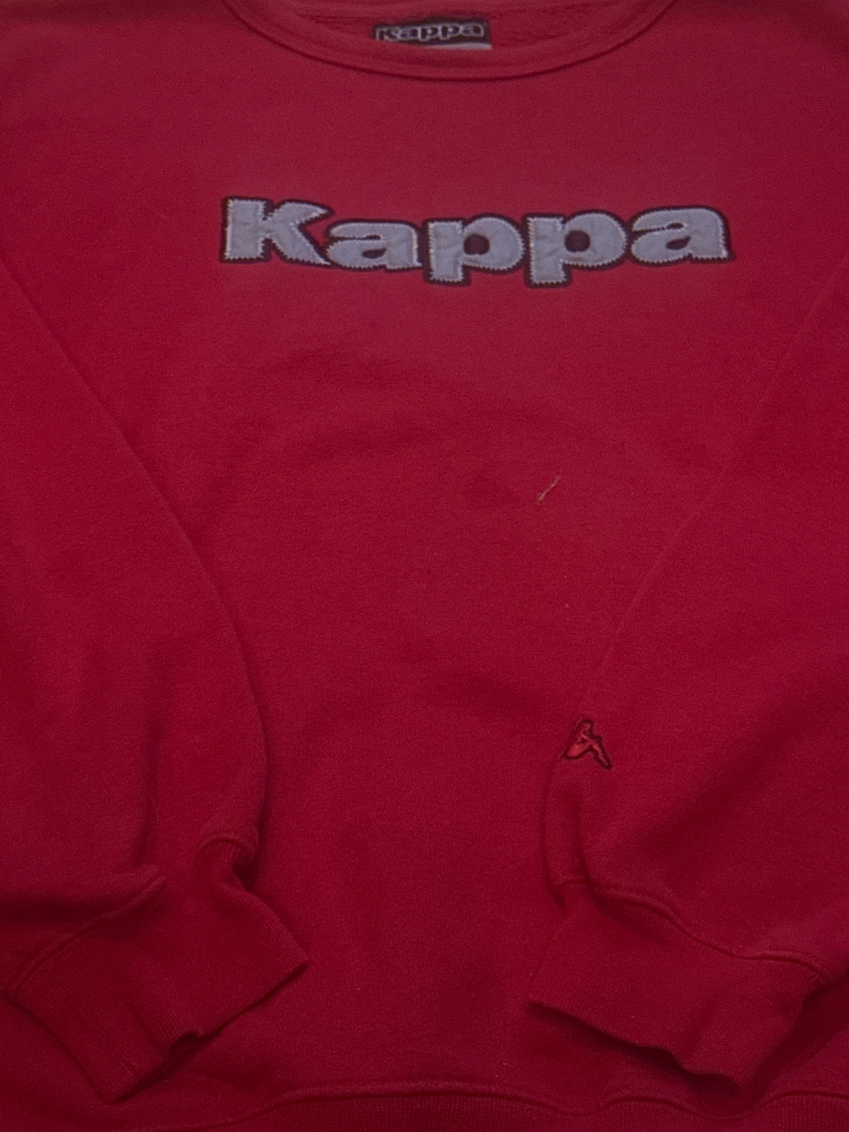 Kappa Red Crew Neck Sweatshirt with Logo - detail image 2