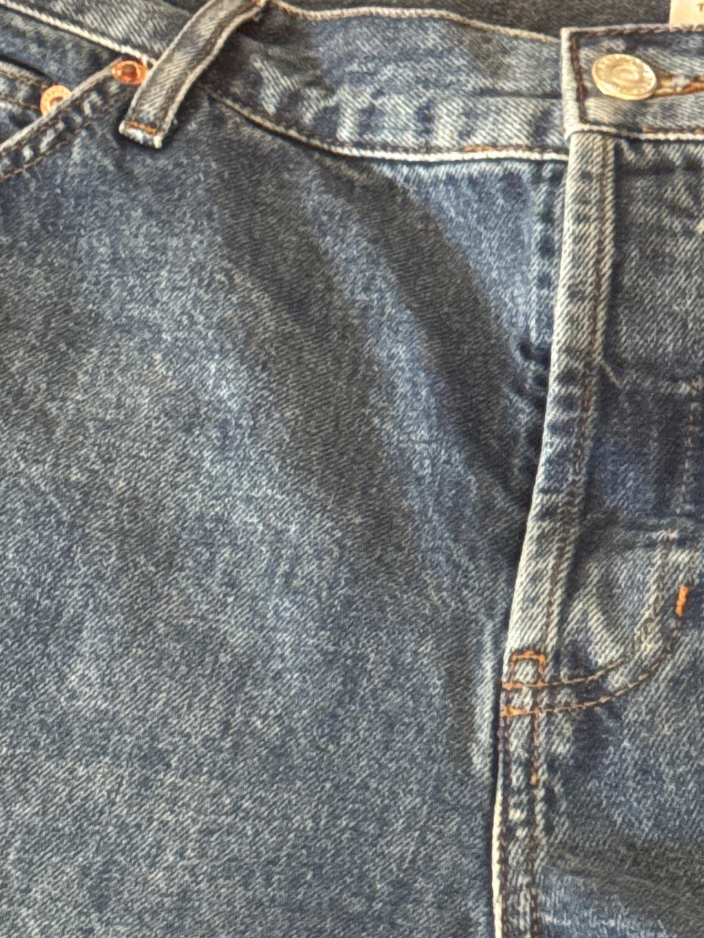 Topshop Blue Denim Shorts - UK 14, product image 3 of 6