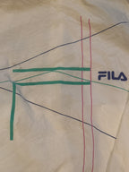 Rare Vintage Fila White Windbreaker Jacket with Retro Logo - detail image 7