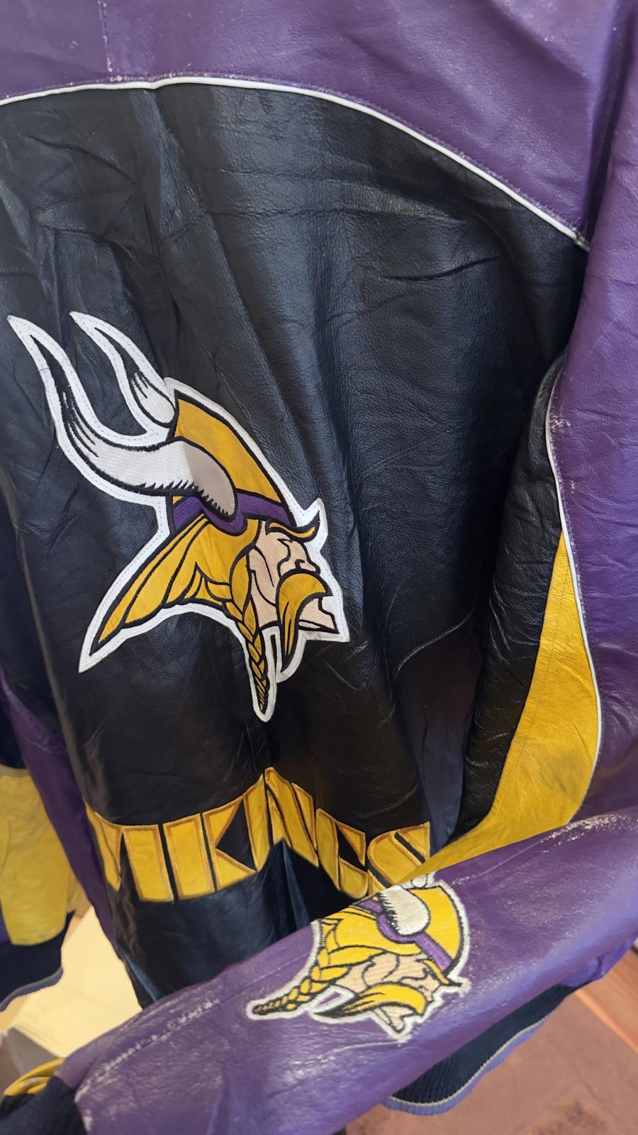 NFL Minnesota Vikings sports jacket fully embroidered