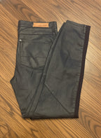 Boss Orange Black Coated Skinny trousers