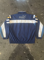 Puma Vintage Navy Blue Track Jacket with White and Light-Teo