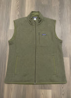 Patagonia Men's Fleece Vest Size L Green Polyester