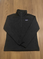 Patagonia Men's Black Half-Zip Fleece Pullover Size L
