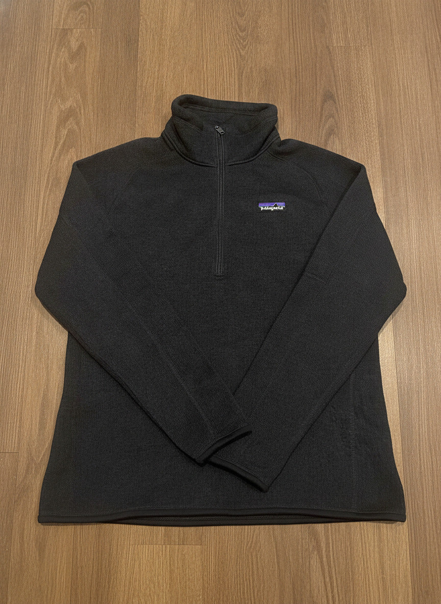Patagonia Men's Black Half-Zip Fleece Pullover Size L
