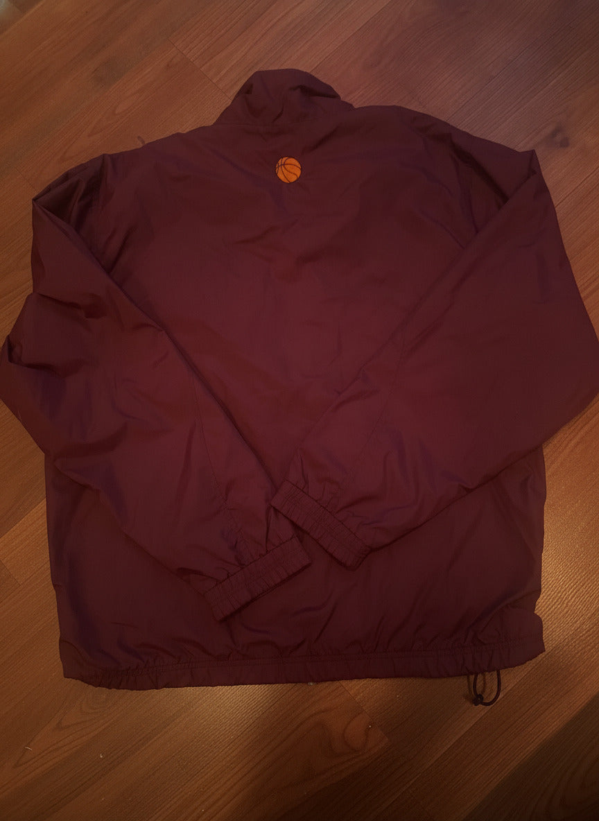 Adidas Avon Lake Basketball Maroon Track Jacket with White 3 - detail image 3