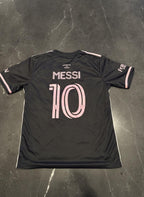 adidas Inter Miami CF Lionel Messi #10 Black/Pink Away Shirt