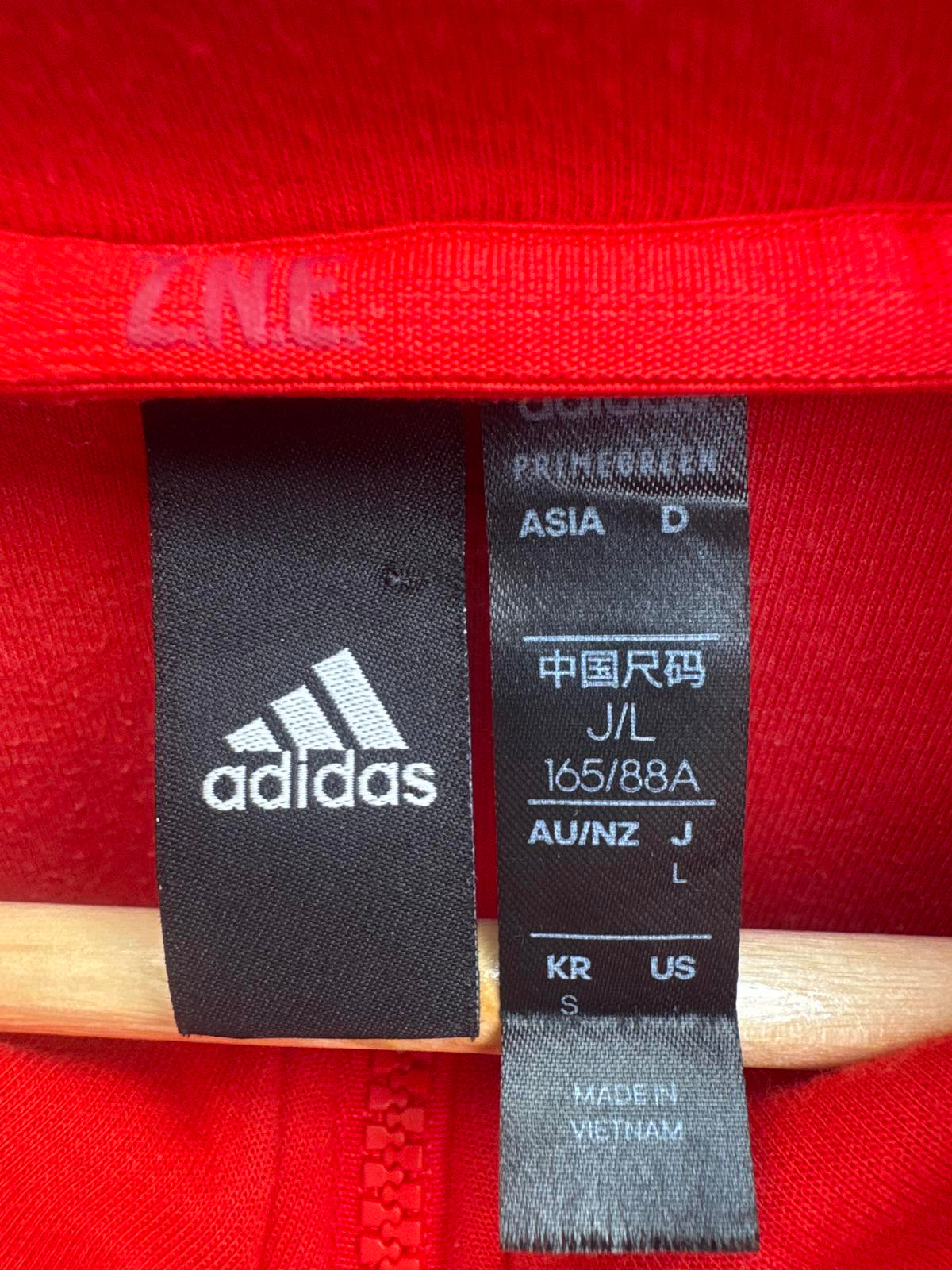 Adidas prime Green ZNE ladies jacket in Red/Orange