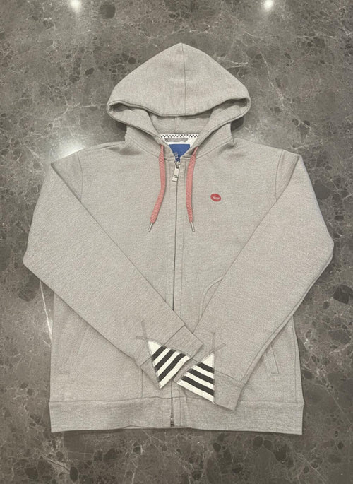 adidas Originals Grey Full Zip Hoodie Size S