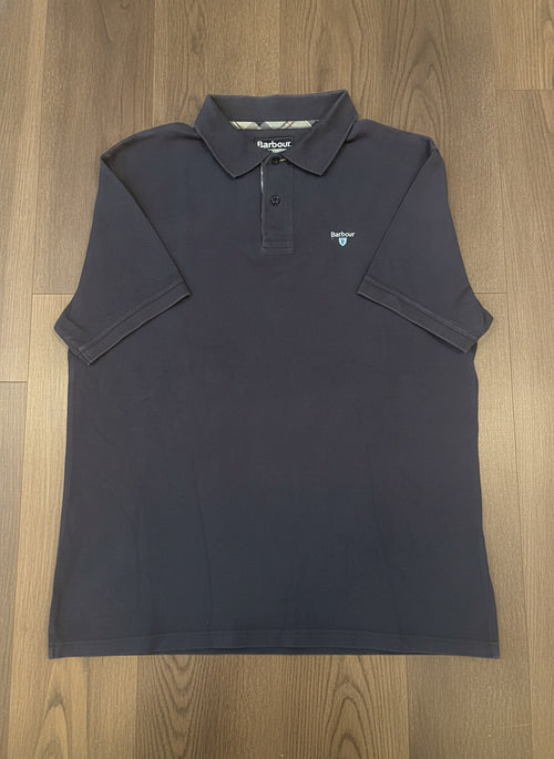 Barbour Men's Polo Shirt XL Navy Blue