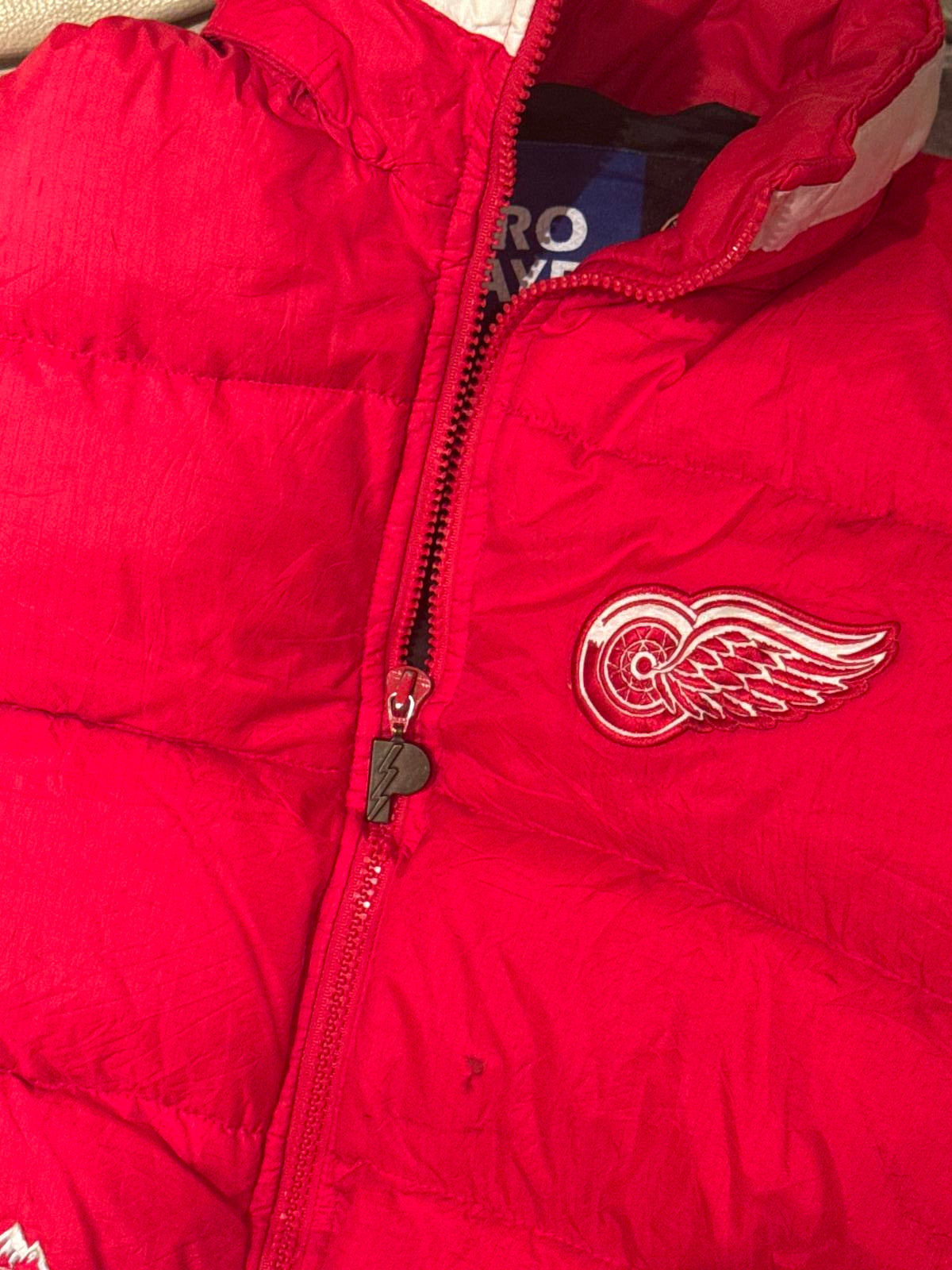 NHL licensed Pro Player Red Wings puffer jacket