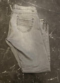Denim Co. Grey Zip Detail Skinny Jeans UK 14