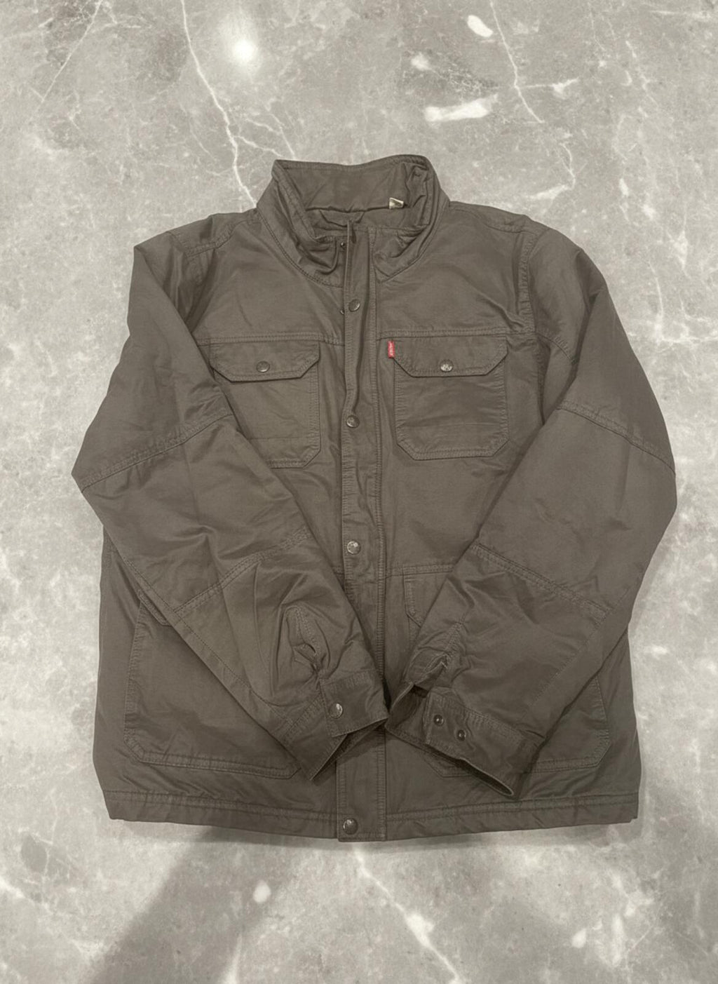 Levi's Brown Utility Field Jacket with Chest Pockets