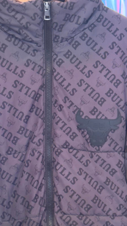 NBA Chicago Bulls padded full zip jacket