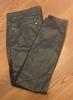 Boss Orange Black Coated Skinny trousers
