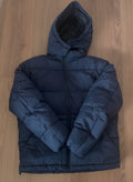 Zara Navy Blue Puffer Jacket with Hood, Size M