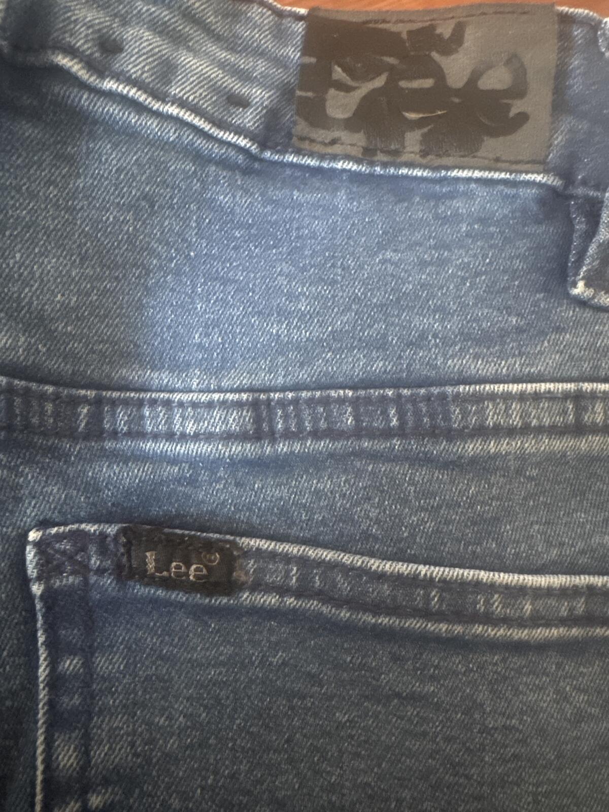 Lee Mid Licks Super Skinny Jeans Size 6 Light Blue Denim