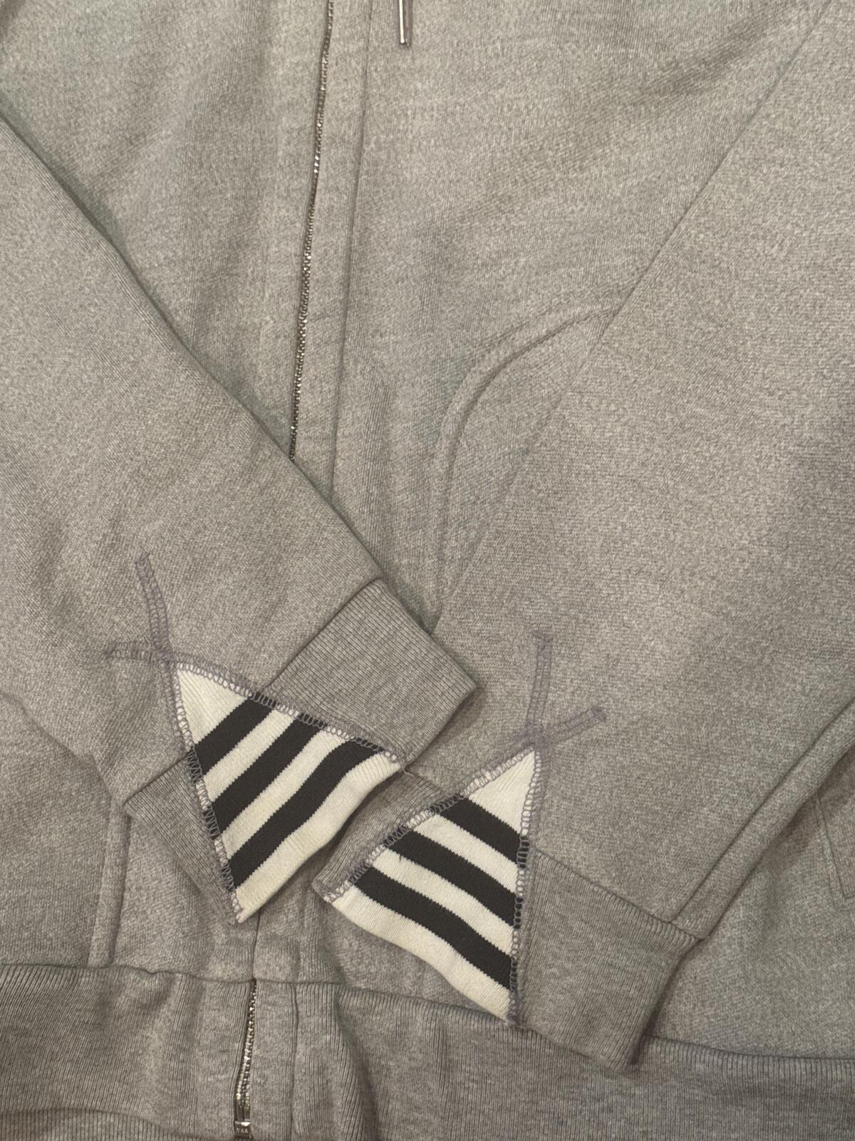 adidas Originals Grey Full Zip Hoodie Size S