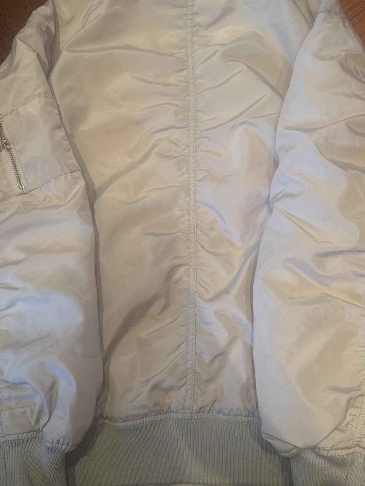 Light Grey Bomber Jacket Size Small