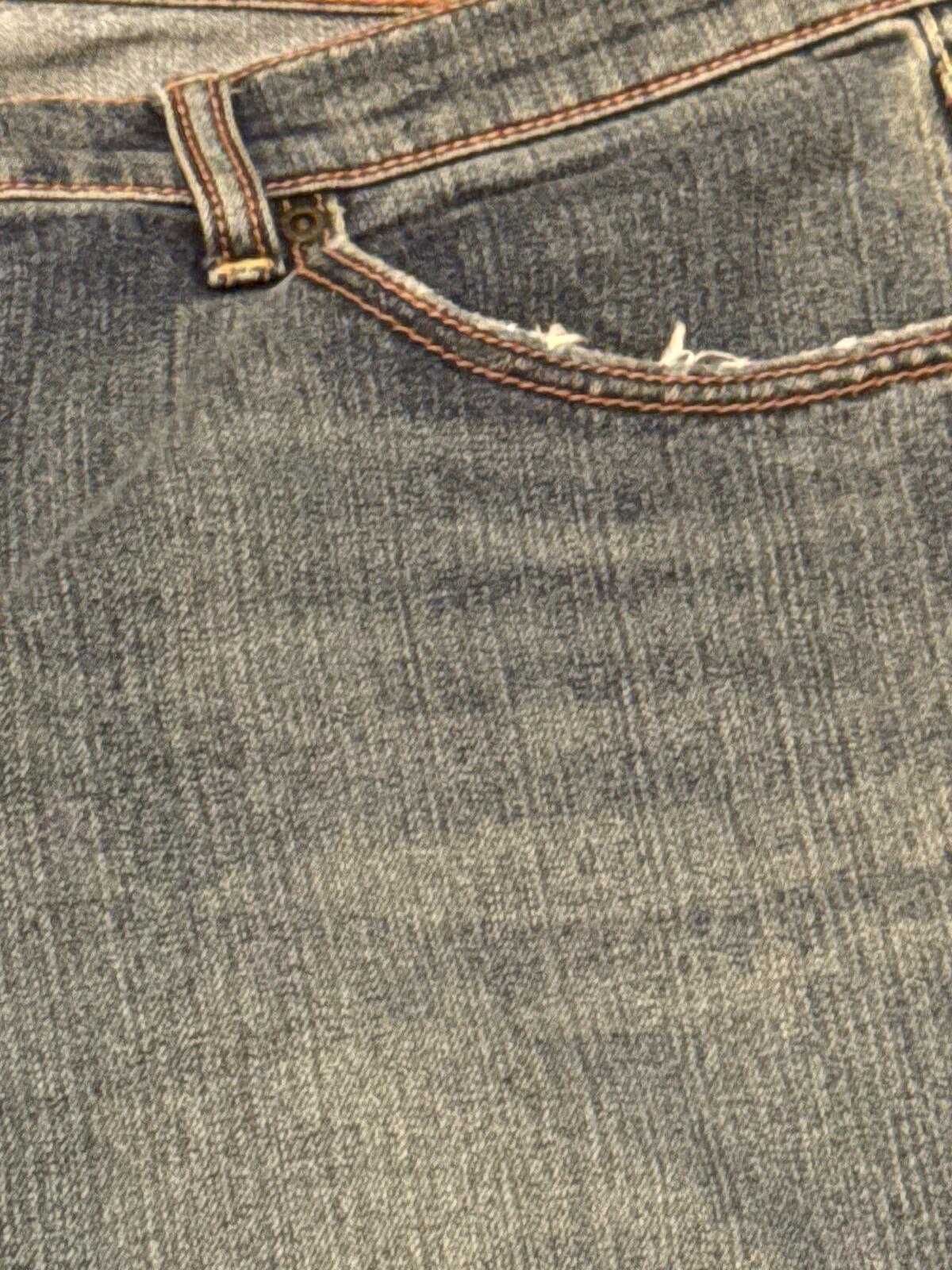 eVie Authentic Jeanswear Wide Leg Cropped Jeans - Size S / L