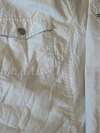 Tommy Hilfiger Lightweight Full Zip Jacket Cream Size XL