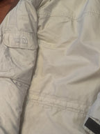 The North Face Cream Hooded Outdoor Jacket