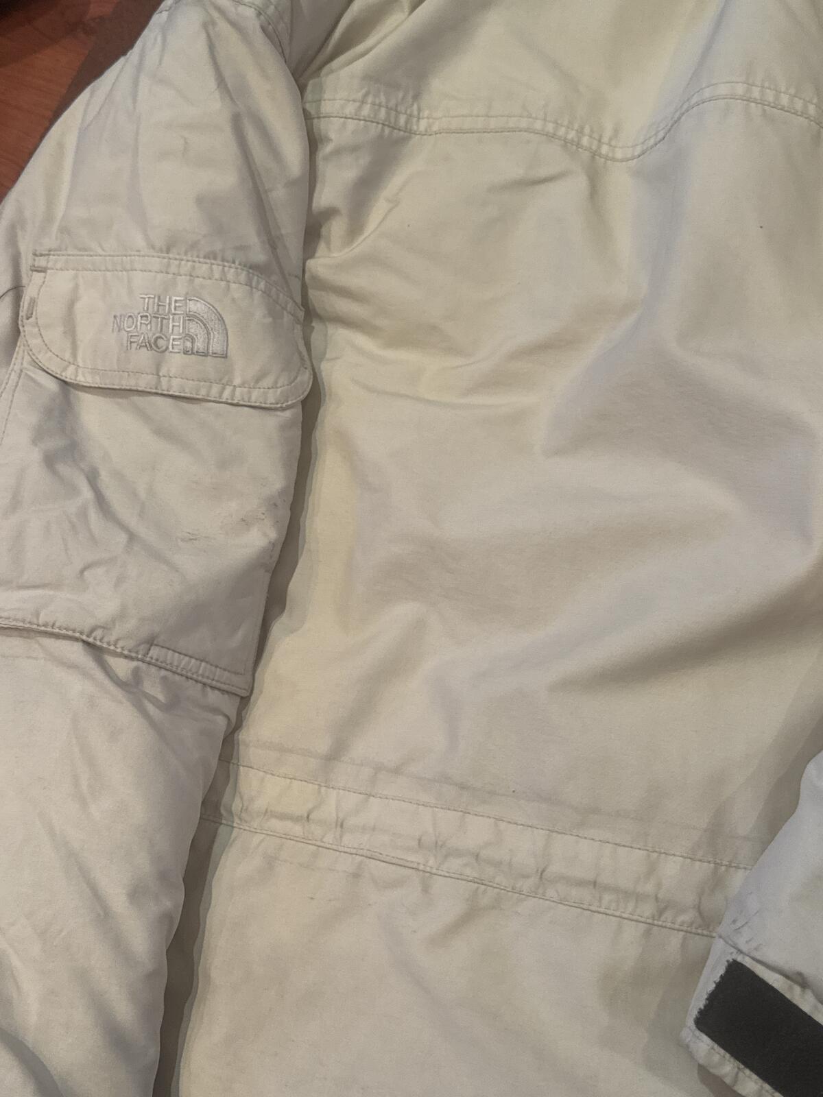 The North Face Cream Hooded Outdoor Jacket