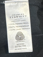 Charles Tyrwhitt Men's Merino Wool Half Zip Jumper Size L