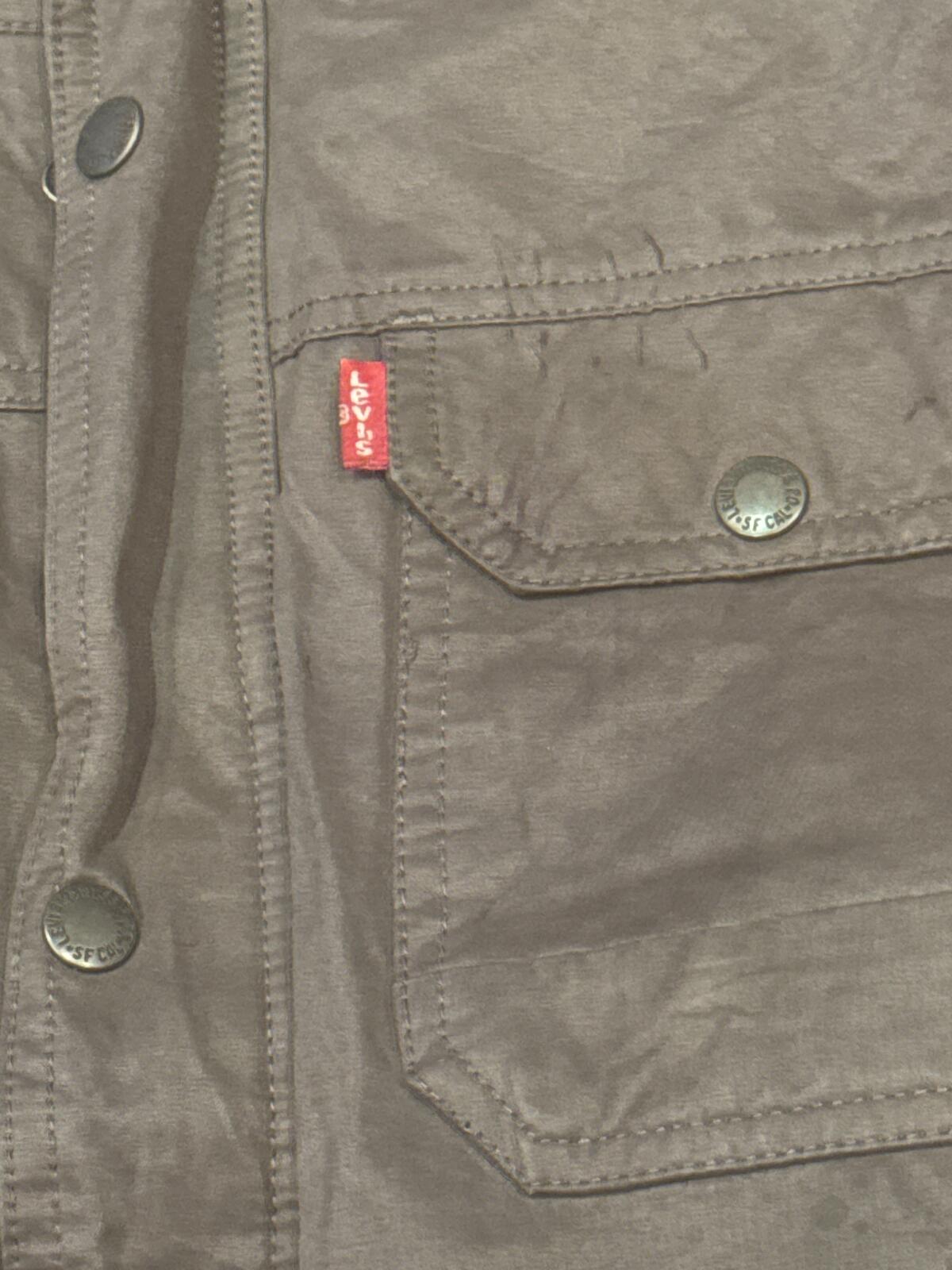Levi's Brown Utility Field Jacket with Chest Pockets