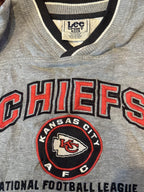 Vintage Lee Sport Kansas City Chiefs NFL Grey Sweatshirt