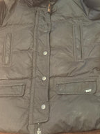 Levi's Men's Dark Olive Quilted Puffer Jacket Snap Front