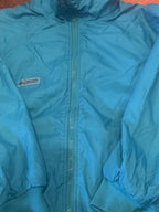 Reversible Columbia Youth Large Blue Nylon Insulated Jacket