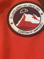 Ellesse Red Apres Ski Pullover Hooded Anorak UK 10