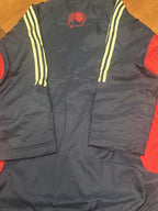 Adidas Navy Red Full Zip Training Jacket / Sports Top Size M