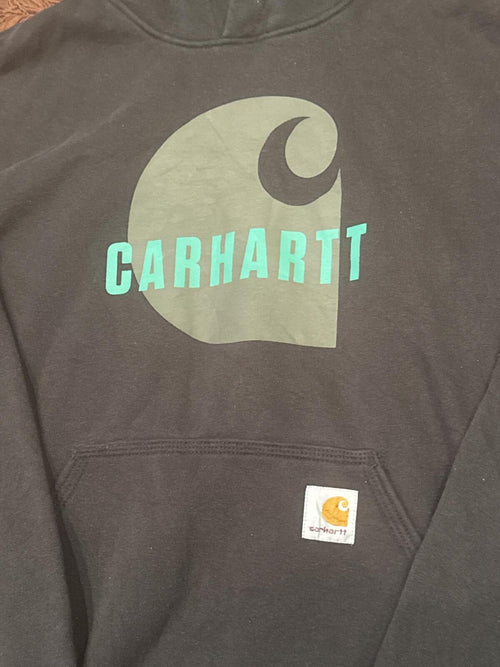 Carhartt Black Loose Fit Hoodie Size S - detail image 2