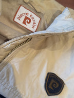 Pierre Cardin Cream Nylon Zip Windbreaker Jacket