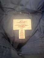 Levi's Men's Dark Olive Quilted Puffer Jacket Snap Front