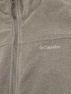 Columbia Grey Full Zip Fleece Jacket Size M