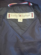 Tommy Hilfiger Navy Hooded Long Puffer Coat Size XL - detail image 3