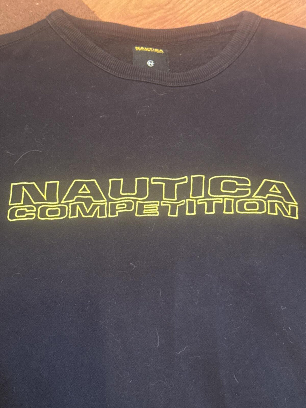 Nautica Competition Black Crewneck Sweatshirt Size M