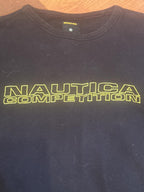 Nautica Competition Black Crewneck Sweatshirt Size M