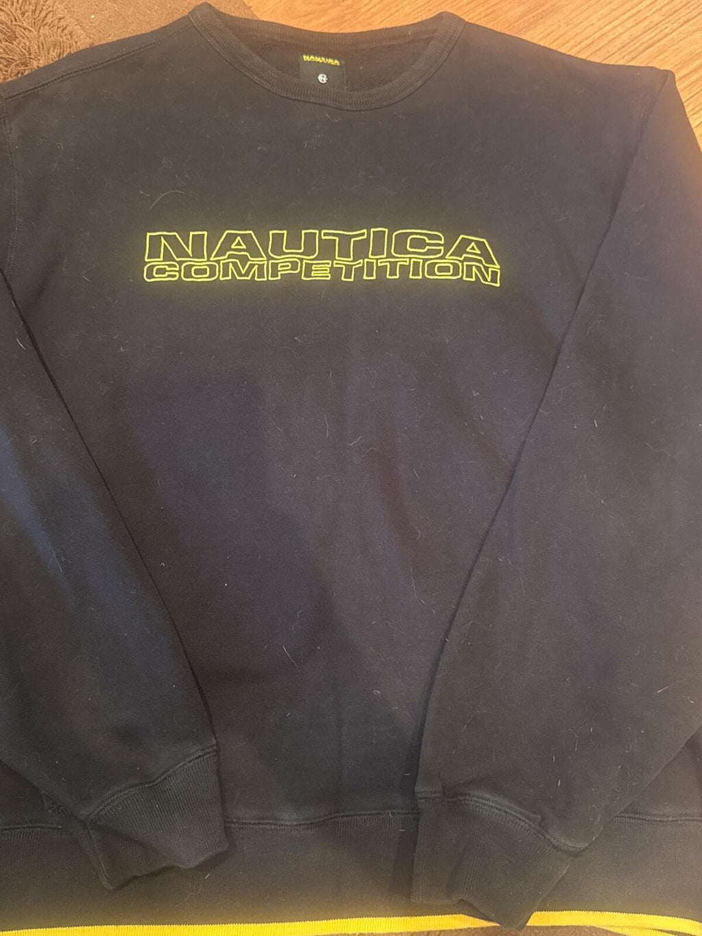 Nautica Competition Black Crewneck Sweatshirt Size M