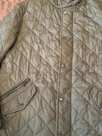 Barbour Quilted Snap Front Jacket Size S