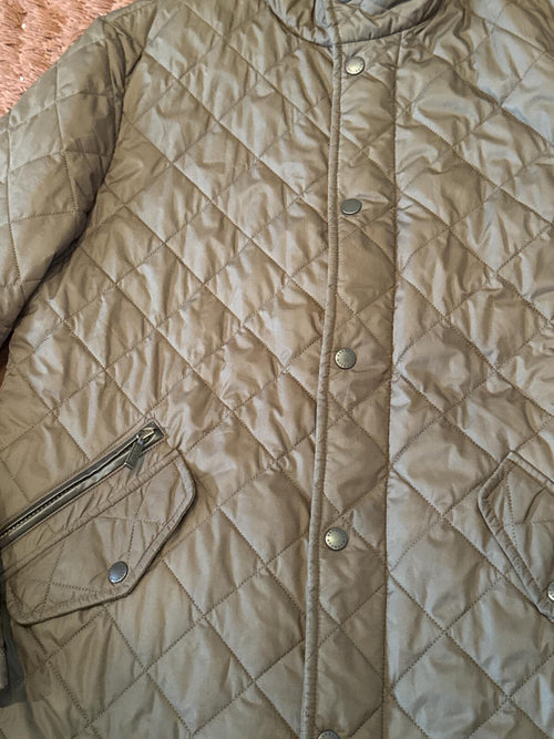 Barbour Quilted Snap Front Jacket Size S - detail image 2