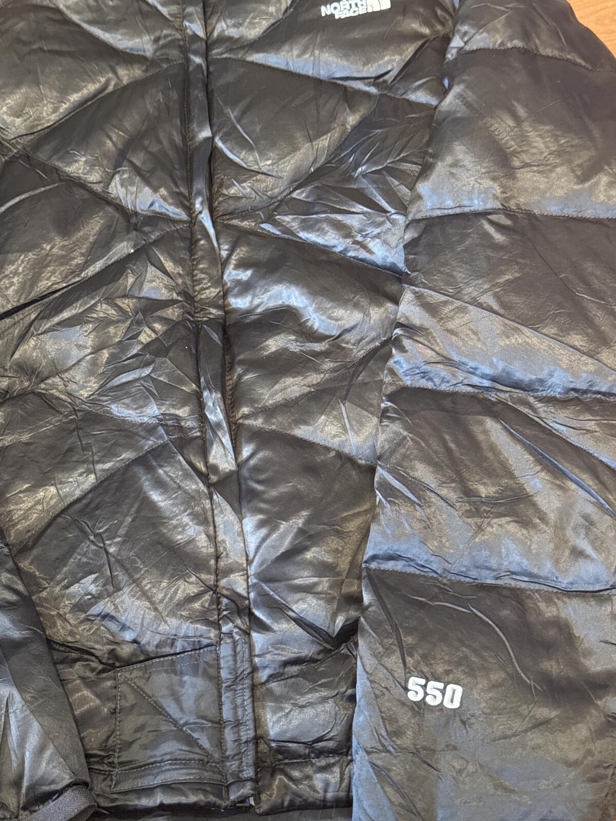 The North Face 550 Black Puffer Jacket Size L